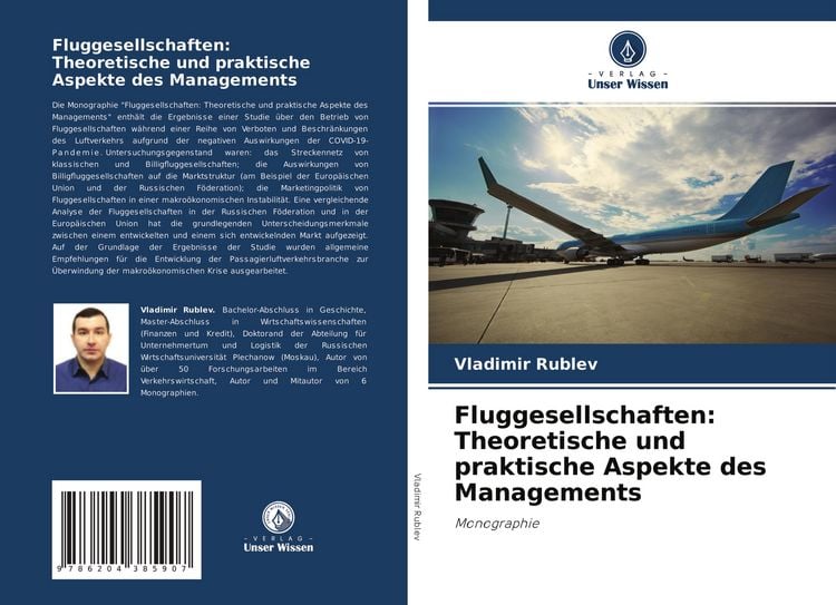 Produktbild: Fluggesellschaften: Theoretische und praktische Aspekte des Managements