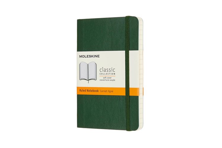 Produktbild: Moleskine Notizbuch Pocket/A6, Liniert, Myrtengr&uuml;n