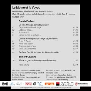 Produktbild: Poulenc,Cavanna : Le Moine et le Voyou