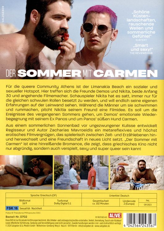Produktbild: Der Sommer mit Carmen (OmU)