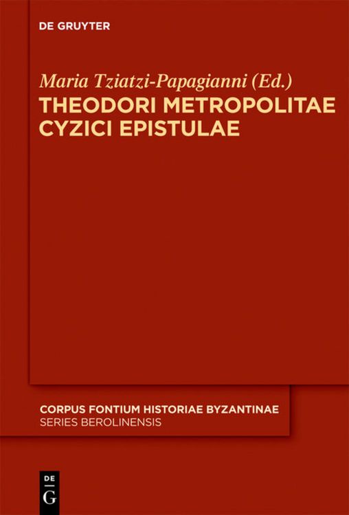Produktbild: Theodori Metropolitae Cyzici Epistulae