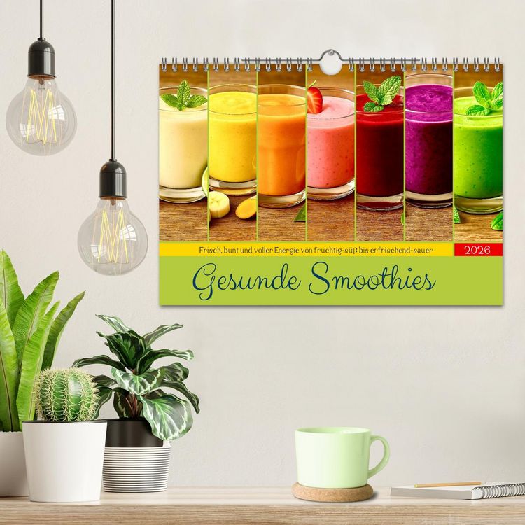 Produktbild: Gesunde Smoothies (Wandkalender 2026 DIN A4 quer), CALVENDO Monatskalender