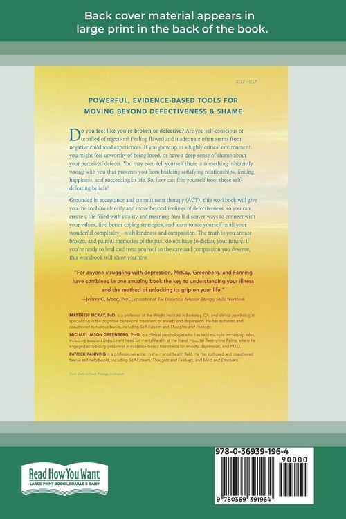 Produktbild: The ACT Workbook for Depression and Shame