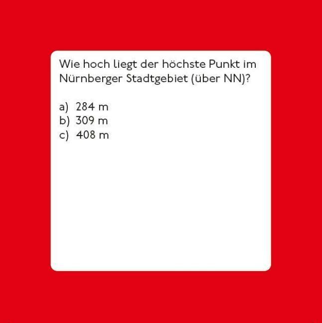 Produktbild: Das N&uuml;rnberg-Quiz (Neuausgabe)