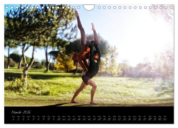 Produktbild: Yoga Couples - Harmony and Passion (Wall Calendar 2026 DIN A4 landscape), CALVENDO 12 Month Wall Calendar