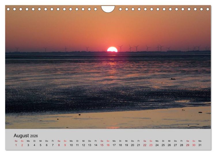 Produktbild: Blicke hinaus aufs Meer (Wandkalender 2026 DIN A4 quer), CALVENDO Monatskalender