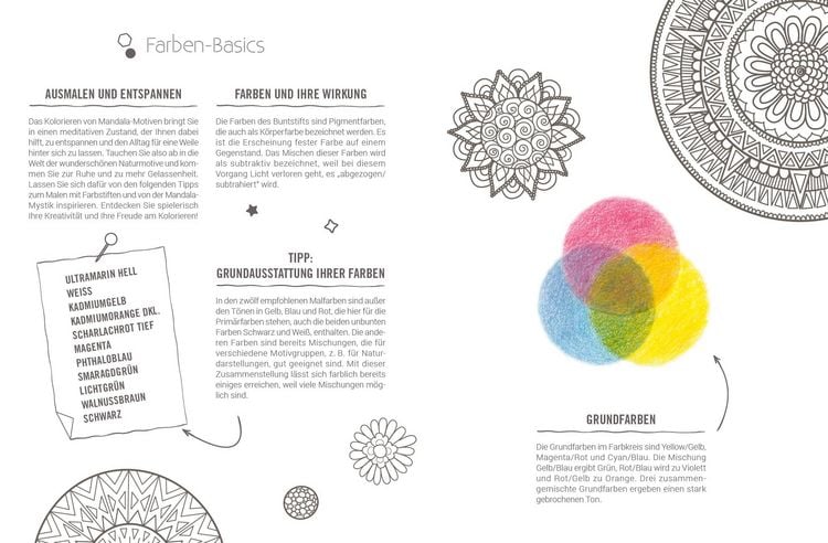 Inspiration Rainbow – 50 kunterbunte Motive zum Ausmalen für