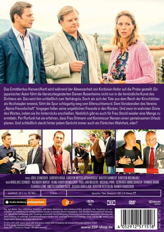 Produktbild: Die Rosenheim Cops - Die komplette Staffel 12 [5 DVDs]