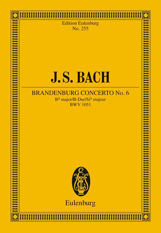 Produktbild: Brandenburg Concerto No. 6 Bb major