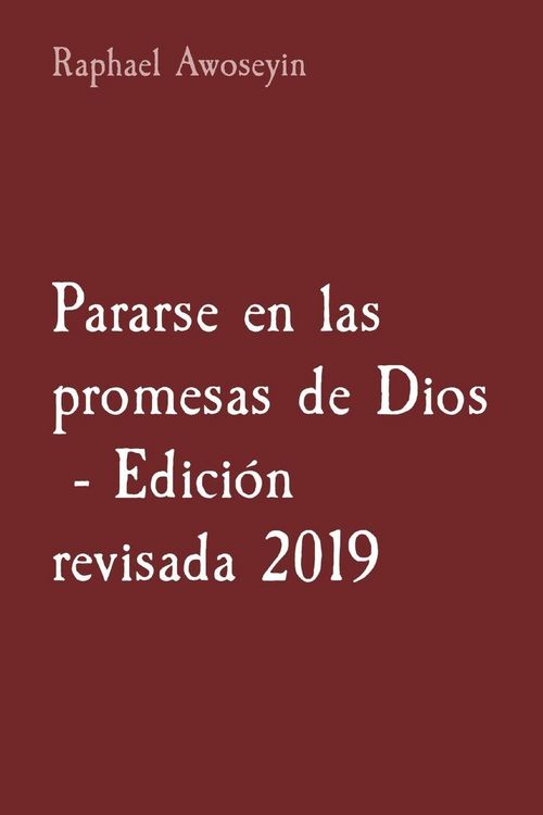 Produktbild: Pararse en las promesas de Dios - Edici&oacute;n revisada 2019