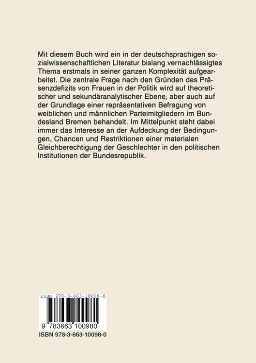 Produktbild: Frauen in der Politik