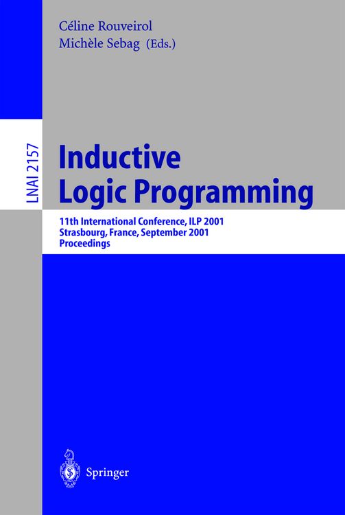 Produktbild: Inductive Logic Programming