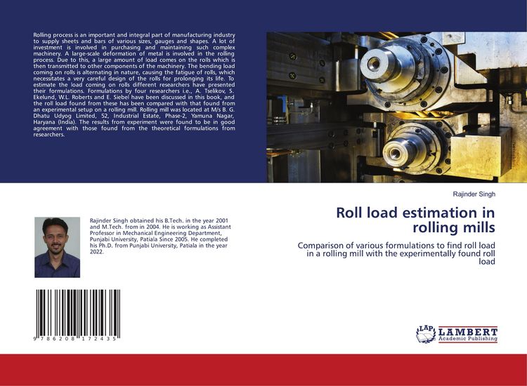 Produktbild: Roll load estimation in rolling mills