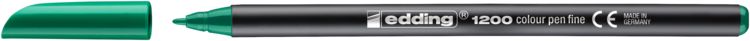 Produktbild: edding 1200 Fasermaler fein gr&uuml;n