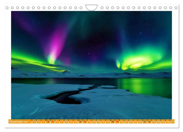 Produktbild: Langzeitbelichtung im hohen Norden (Wandkalender 2027 DIN A4 quer), CALVENDO Monatskalender