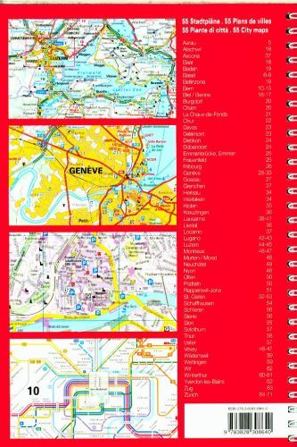 Produktbild: Hallwag Touring City-Atlas Schweiz