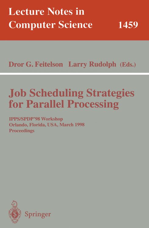 Produktbild: Job Scheduling Strategies for Parallel Processing