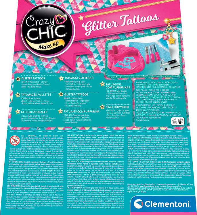 Produktbild: Clementoni Glitzer-Tattoos