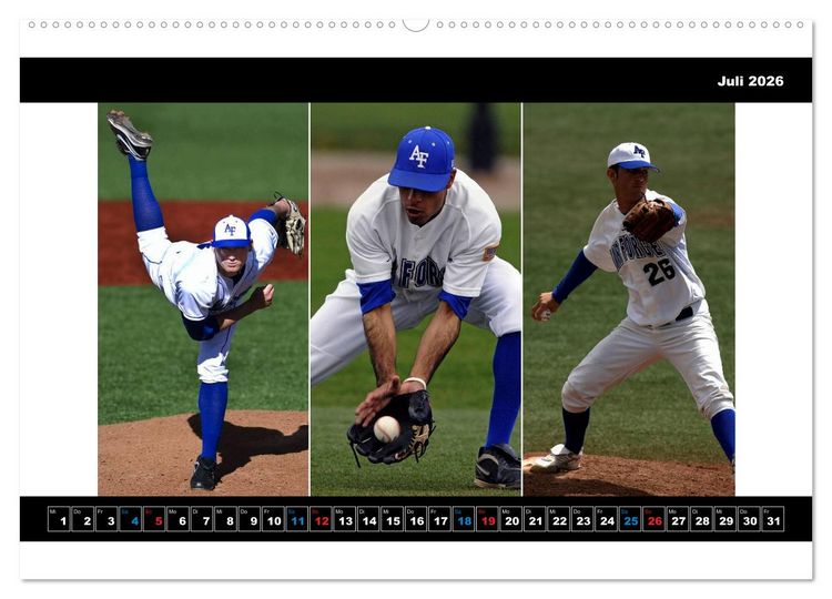 Produktbild: Kultsport Baseball (Wandkalender 2026 DIN A2 quer), CALVENDO Monatskalender
