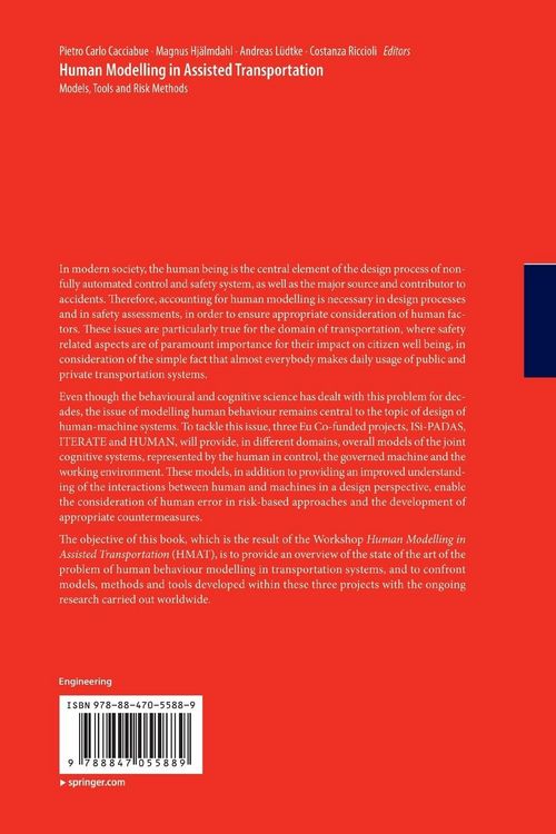 Produktbild: Human Modelling in Assisted Transportation