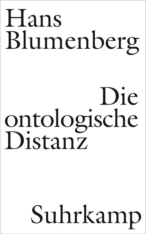 Produktbild: Die ontologische Distanz