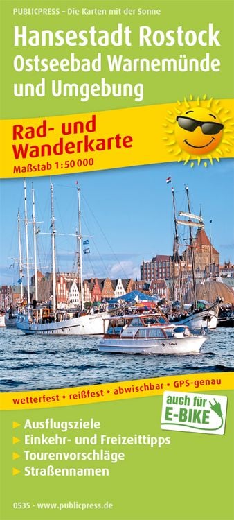Bild vom Artikel Hansestadt Rostock, Ostseebäder Kühlungsborn, Warnemünde, Graal-Müritz 1:50 000 vom Autor 