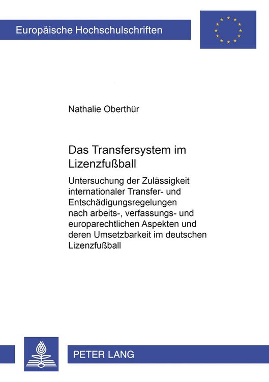 Produktbild: Das Transfersystem im Lizenzfu&szlig;ball