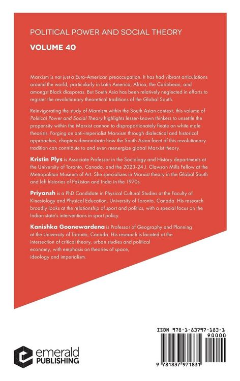Produktbild: Marxist Thought in South Asia