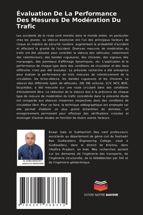 Produktbild: &Eacute;valuation De La Performance Des Mesures De Mod&eacute;ration Du Trafic
