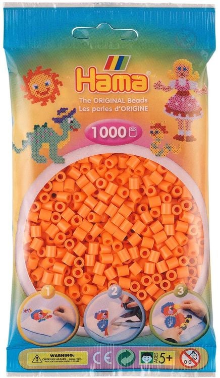 Bild vom Artikel Hama 207-79 - Bügelperlen Midi, ca. 1000 Perlen in apricot vom Autor 
