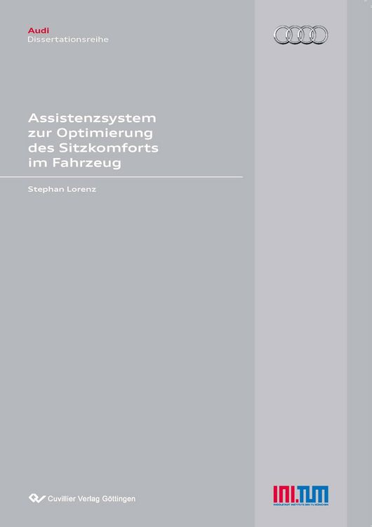 Produktbild: Assistenzsystem zur Optimierung des Sitzkomforts im Fahrzeug
