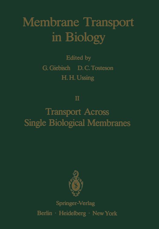 Produktbild: Transport Across Single Biological Membranes
