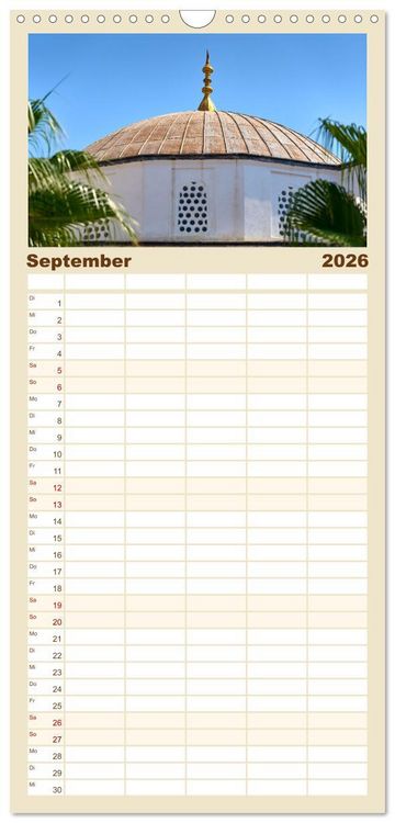 Produktbild: Familienplaner 2026 - Urlaub in Kusadasi - Sonne, Strand und Kultur in der T&uuml;rkei mit 5 Spalten (Wandkalender, 21 x 45 cm) CALVENDO
