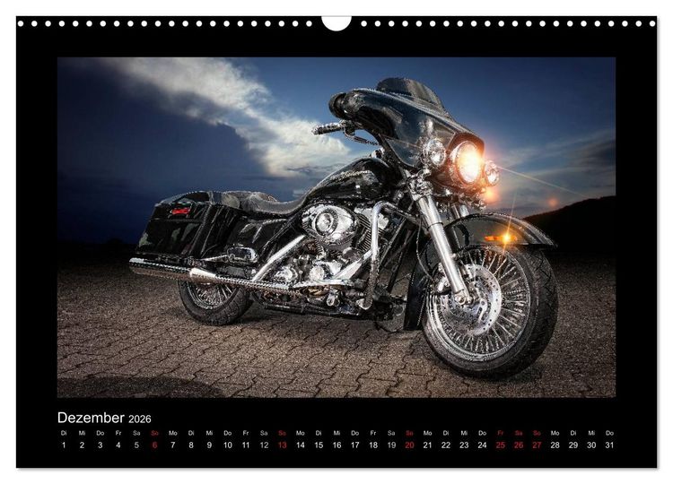 Produktbild: Motorrad-Tr&auml;ume &ndash; Chopper und Custombikes (Wandkalender 2026 DIN A3 quer), CALVENDO Monatskalender