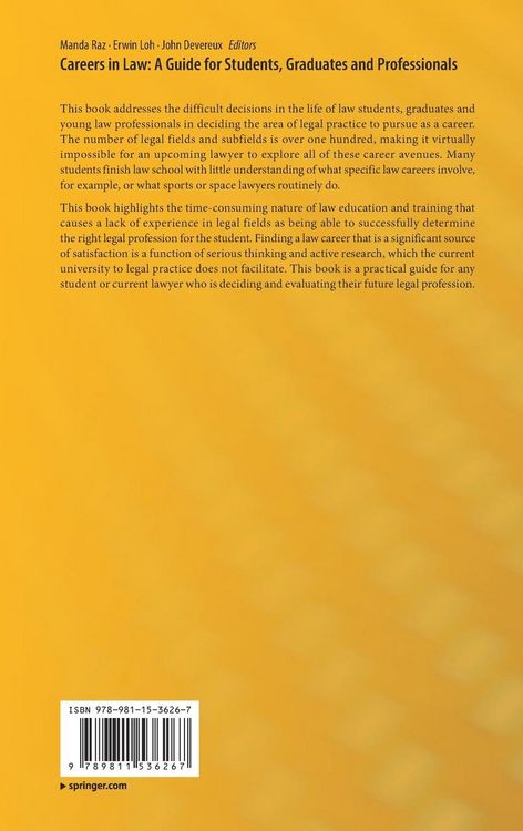Produktbild: Careers in Law: A Guide for Students, Graduates and Professionals