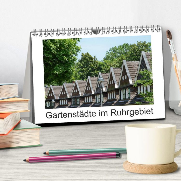 Produktbild: Gartenst&auml;dte im Ruhrgebiet (Tischkalender 2026 DIN A5 quer), CALVENDO Monatskalender
