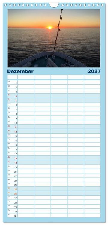 Produktbild: Familienplaner 2027 - Kreuzfahrtpiraten mit 5 Spalten (Wandkalender, 21 x 45 cm) CALVENDO