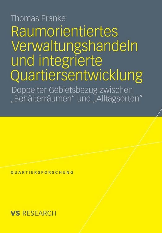 Produktbild: Raumorientiertes Verwaltungshandeln und integrierte Quartiersentwicklung