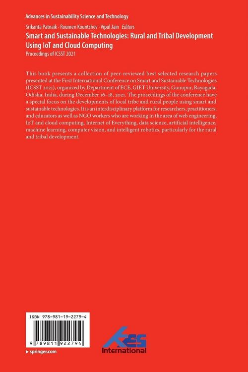 Produktbild: Smart and Sustainable Technologies: Rural and Tribal Development Using IoT and Cloud Computing