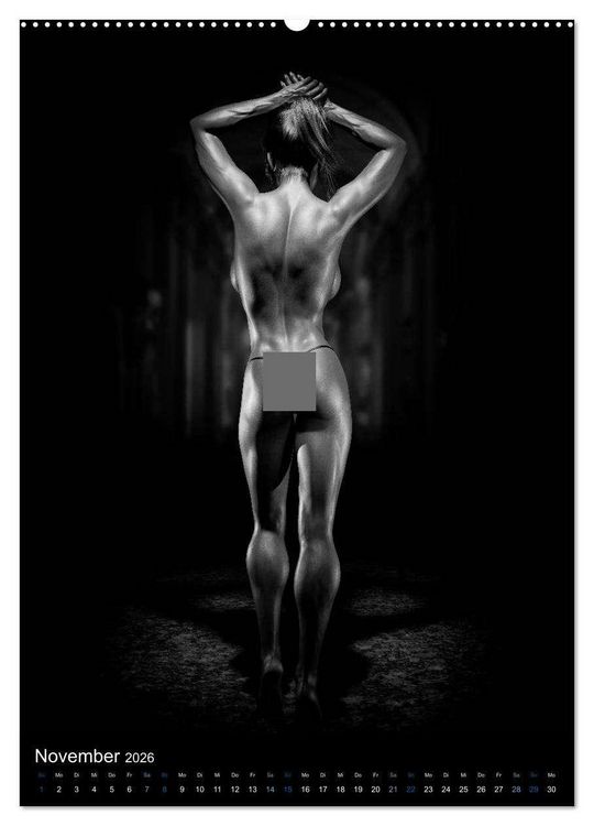 Produktbild: Kraft-Akt - Fitnessgirls in erotischen Abbildungen (Wandkalender 2026 DIN A2 hoch), CALVENDO Monatskalender