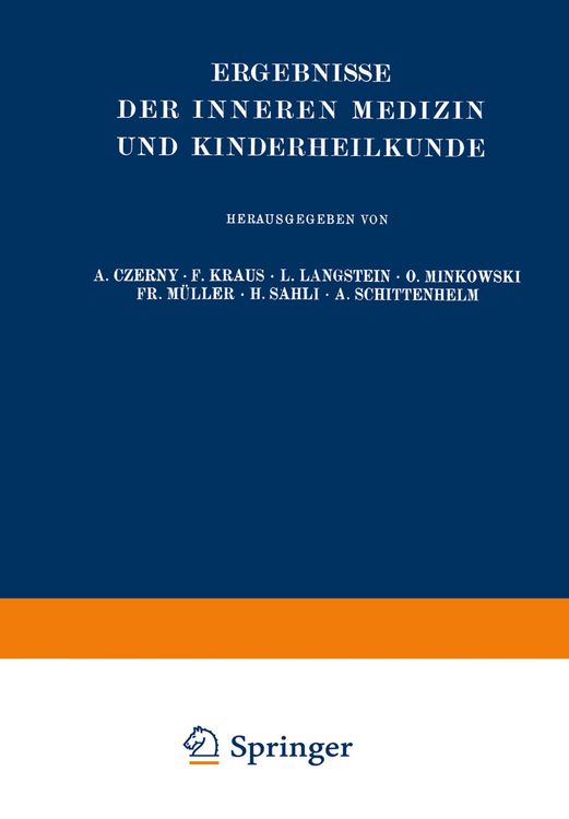 Produktbild: Ergebnisse der Inneren Medizin und Kinderheilkunde