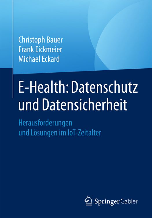 Produktbild: E-Health: Datenschutz und Datensicherheit