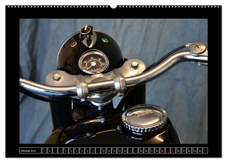 Produktbild: DKW RT 175 - Ein Motorrad der Auto Union (hochwertiger Premium Wandkalender 2026 DIN A2 quer), Kunstdruck in Hochglanz