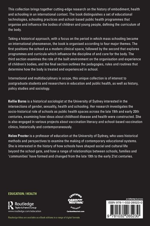 Produktbild: The Curriculum of the Body and the School as Clinic