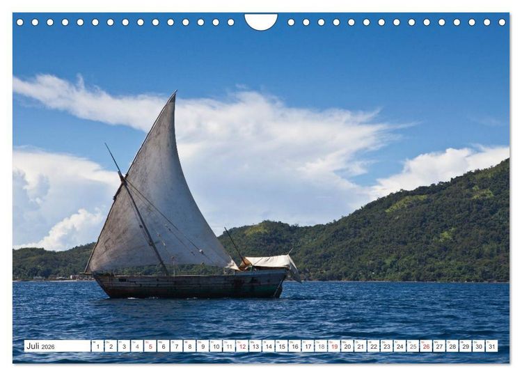 Produktbild: Madagaskar. Traumhafte Natur und Tierwelt (Wandkalender 2026 DIN A4 quer), CALVENDO Monatskalender