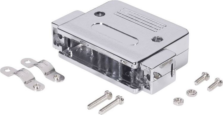 Produktbild: BKL Electronic 10120079 10120079 Polzahl: 37 Kunststoff, metallisiert 180&deg; Silber