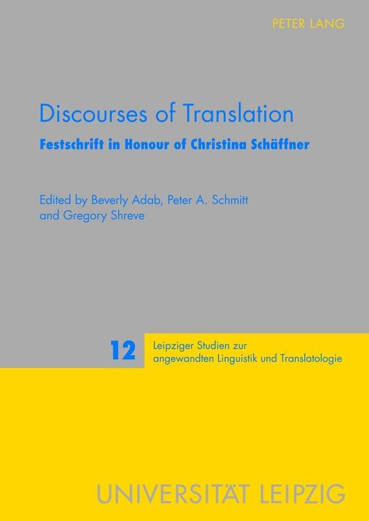 Produktbild: Discourses of Translation