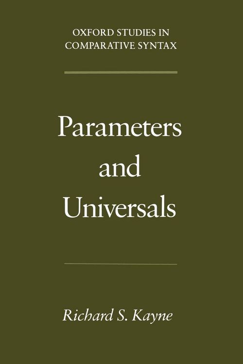 Produktbild: Parameters and Universals