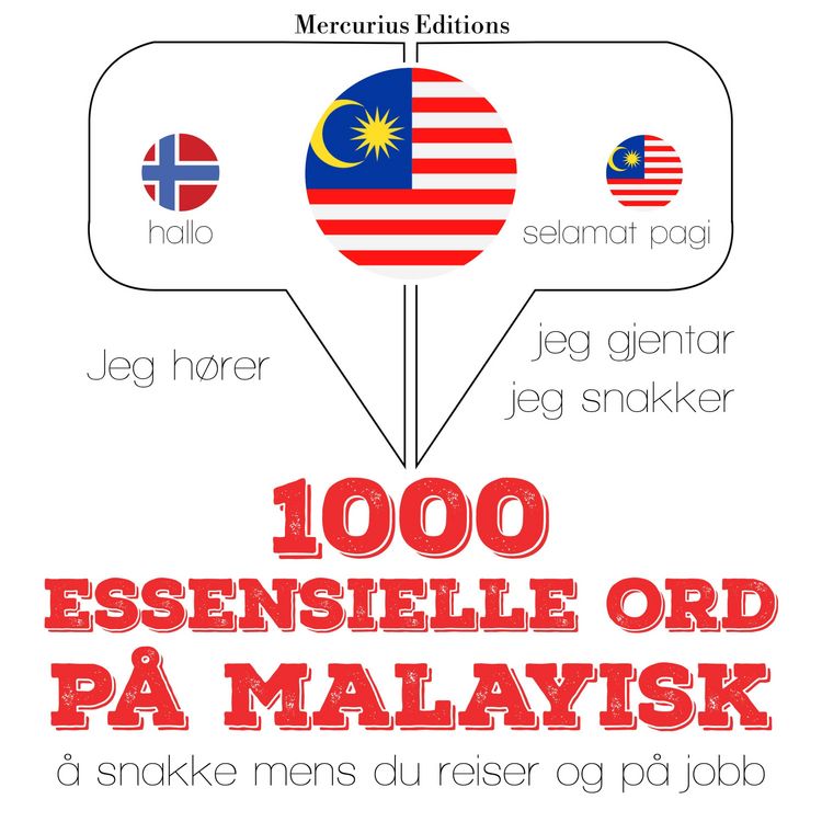 Produktbild: 1000 essensielle ord p&aring; malayisk