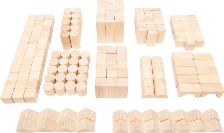 Produktbild: Holzbausteine Natur 200er-Pack im Beutel